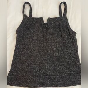 SHEIN Black Glittery Top Size XL